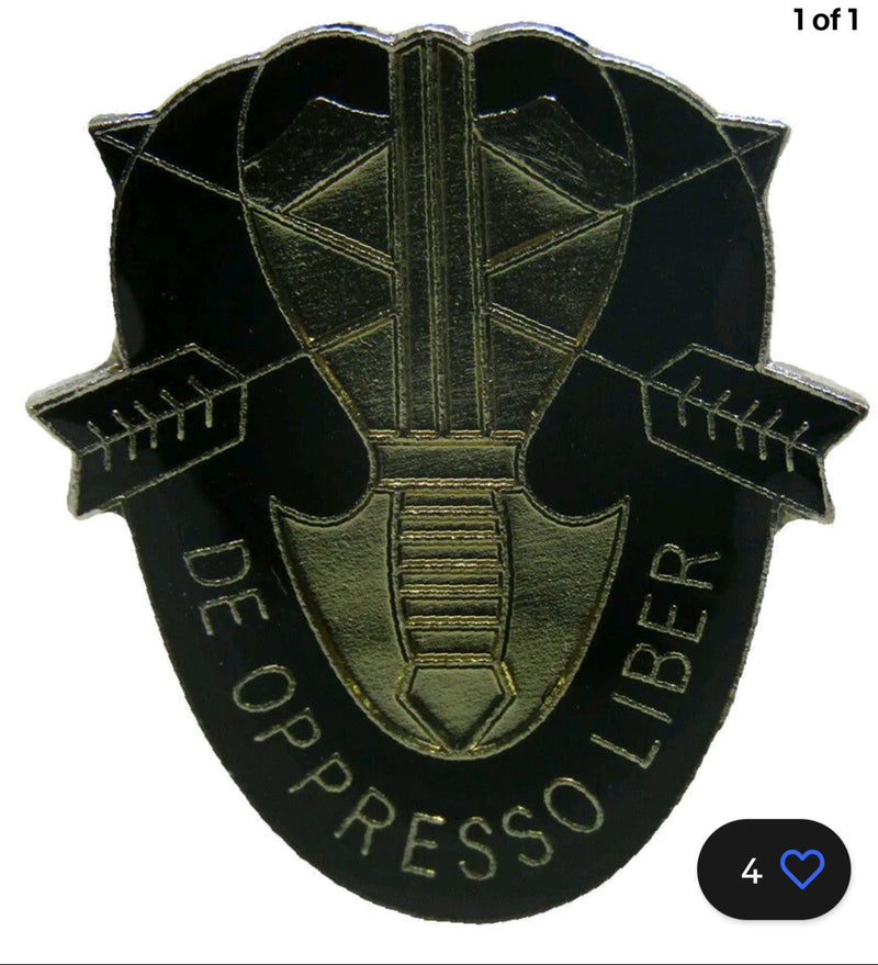 Special Forces Lapel Pin de oppresso liber