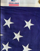 USA Flag Valley Forge Best Commercial Grade 100% Cotton 3'x5' American embroidered stars & sewn stripes Made In U.S.A.