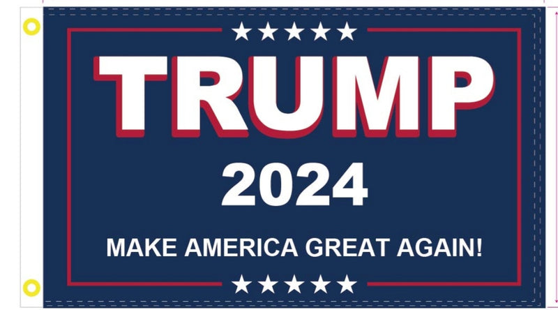 Trump 2024 Make America Great Again 3'X5' Flag ROUGH TEX® 100D