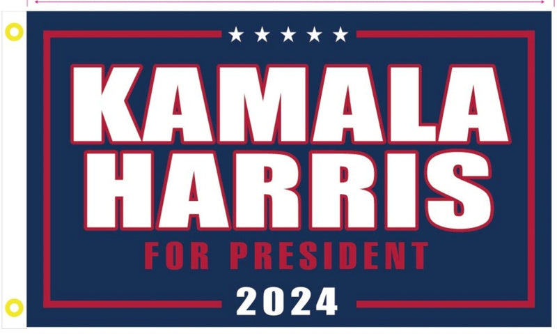 Kamala Harris For President 2024 3'X5' Flag ROUGH TEX® 100D In Stock