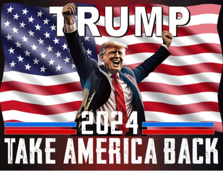 Trump USA Take America Back Assassination Attempt 3x5 100D Flags MAGA 2024