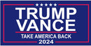 Trump Vance Bumper Sticker Take Back America Made in USA Ships 8/17/2024