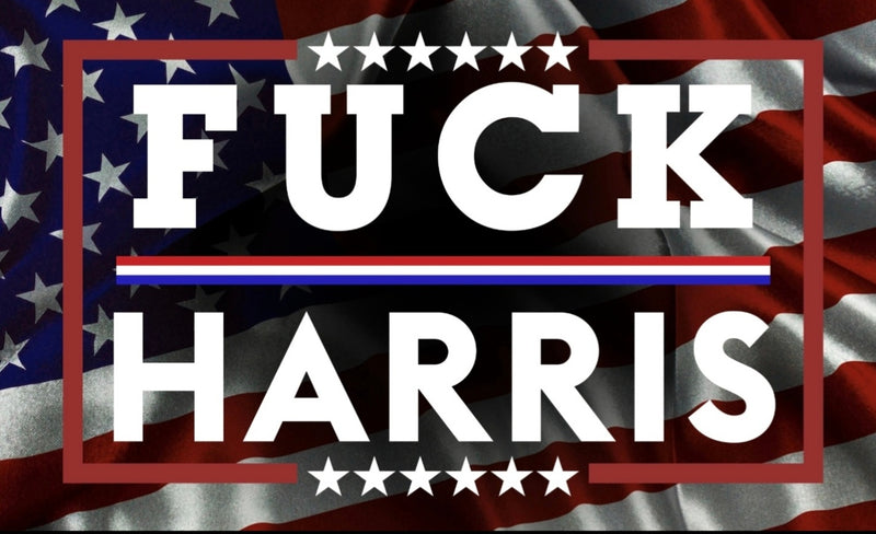 FUCK HARRIS USA 2024 Flag 3x5 American GOP