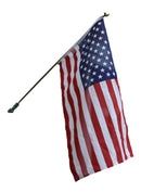 USA Basic Economy Printed or Preminum Embroidered Flag Home American USA Flagpole 6' Pole Kit Black Friday 2024