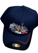 USA Eagle Statue Of Liberty Embroidered Cap