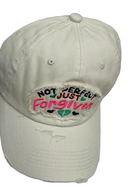 Not Perfect Just Forgiven Embroidered Cap