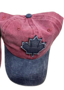 Canadian Leaf Washed Embroidered Cap