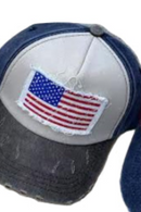 USA Patch Weathered Embroidered Cap