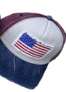 USA Patch Weathered Embroidered Cap