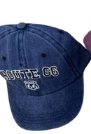 Route 66 Washed Embroidered Cap