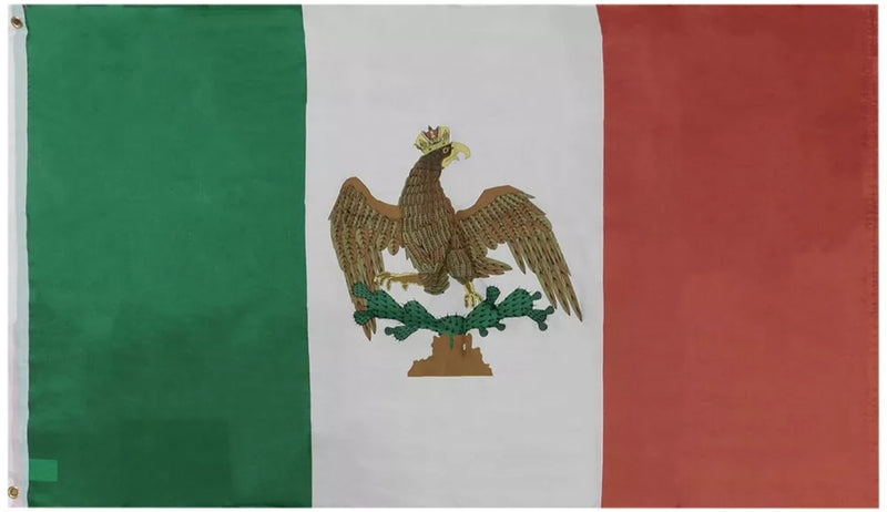 Mexican Empire Mexico 1820 Flag 3x5 Nylon 68D