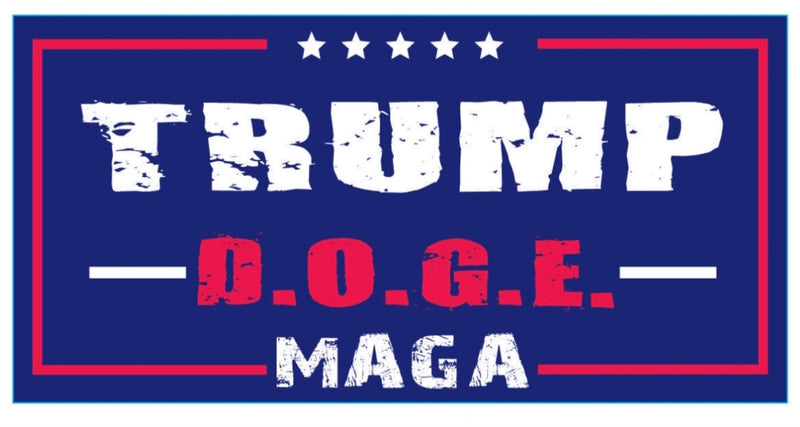 Trump MAGA D.O.G.E. 3x5 Feet 100D Rough Tex Elon Musk