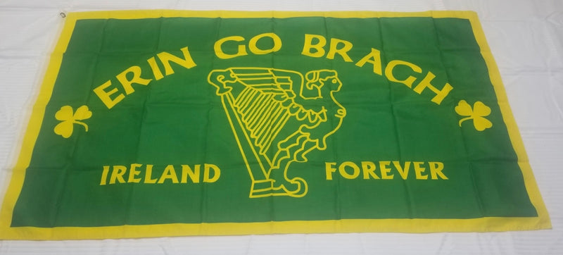 Erin Go Bragh St Patricks Day Irish Heritage Flag Ireland 3x5 Feet 100D Irepand Forever