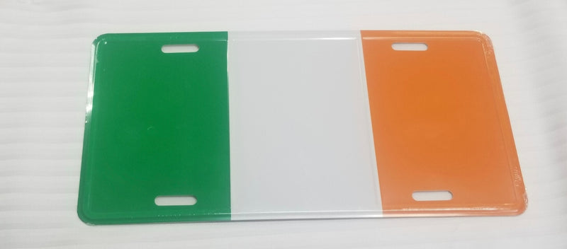 Irish Ireland Flag License Plate Aluminum Embossed 12 Pack