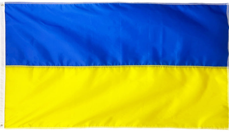 Ukraine 100% Nylon Flags 2x3 Feet