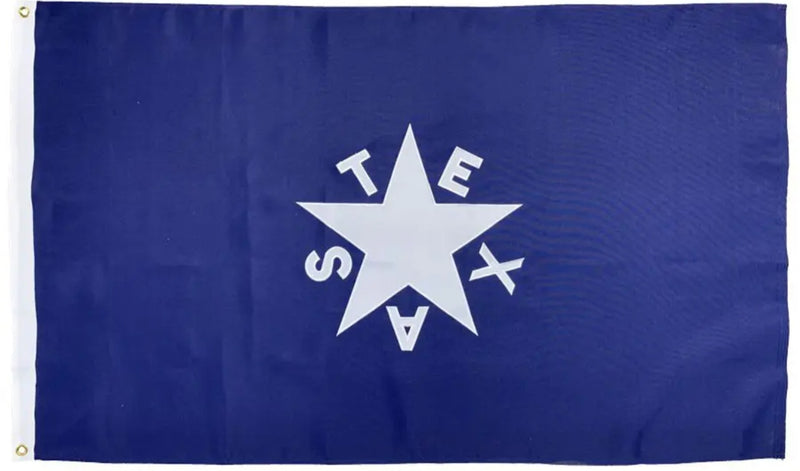 Texas Lorenzo De Zavala 4'x6' Embroidered Flag ROUGH TEX® 600D Oxford Nylon