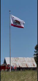 California 4'x6' Embroidered Flag ROUGH TEX® 600D