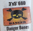Danger Skull & Bones Vintage Pirate Flags 3x5 68D