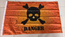Danger Skull & Bones Vintage Pirate Flags 3x5 68D