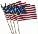 American Pack of 24 12x18 Inch Stick Flags USA Sale