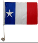 Texas Dodson 12"x18" Car Flag ROUGH TEX® Knit Double Sided