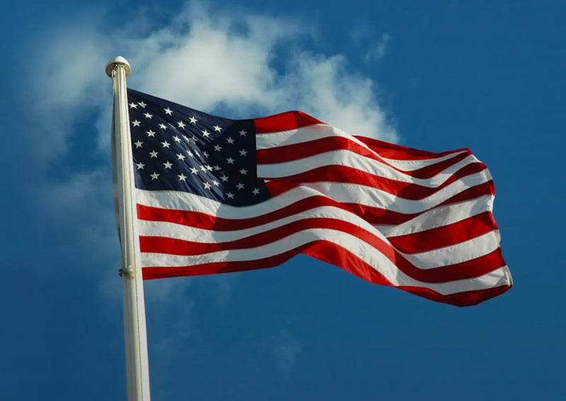 American Premium 100% Nylon USA Flags Brass Grommets Embroidered Stars Sewn Stripes