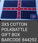 Polk Battle Flag Leonidas Bishop 3x5 Feet Gift Boxed Flag 1861