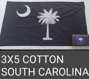 South Carolina Vintage Cotton State House Gift Boxed Premium Flags 3x5 Feet