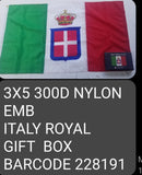 Italian Royal Old Kingdom of Italy 1861 1946 Flag Embroidered 3x5 300D Nylon