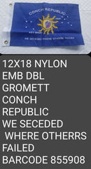 We Suceeded Where Others Failed Key West Flag 12x18 Inches Double Sided Brass Grommets