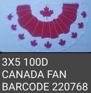 Canada Bunting Fans 3x5 Feet 100D Canadian Maple Leaf