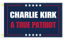 Charlie Kirk A True Patriot 3x5 Feet Flags Red White & Blue American Hero Free Speech Ships October 9