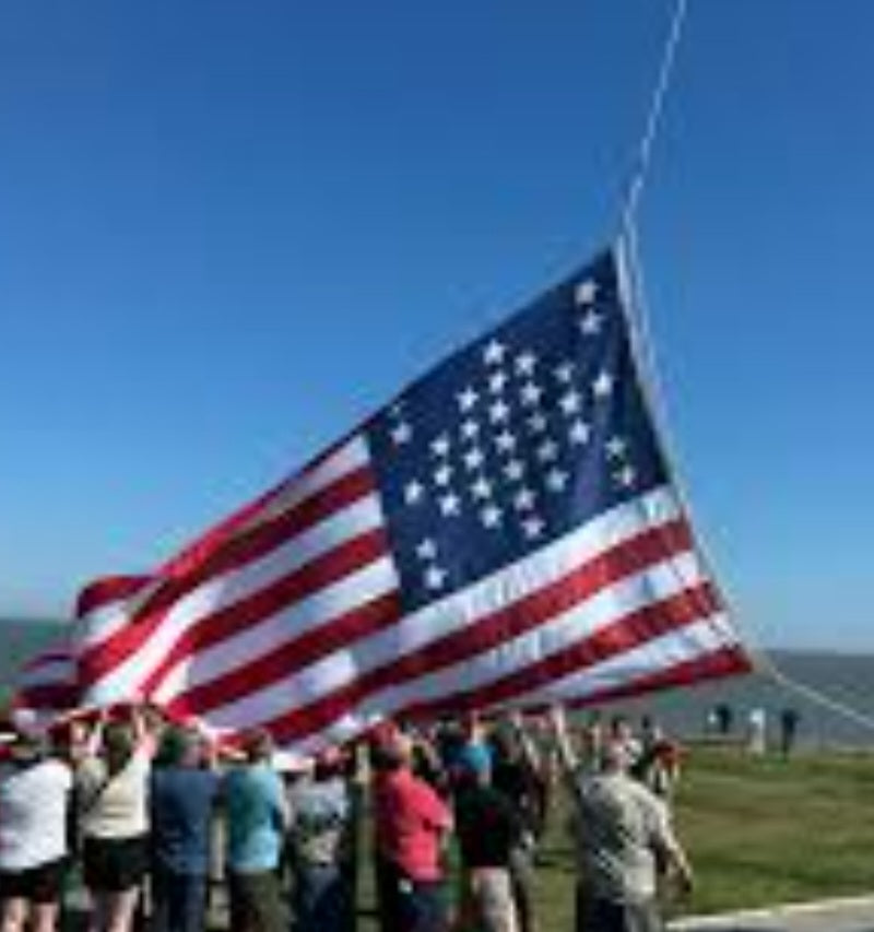 Ft Sumter Storm Flag USA Historic Union 33 Stars 600D 10x19 Feet Custom Made