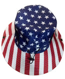 American Flag Bucket Safari Golf Sun Hat Premium Ships Now in Time for Christmas America First Sale