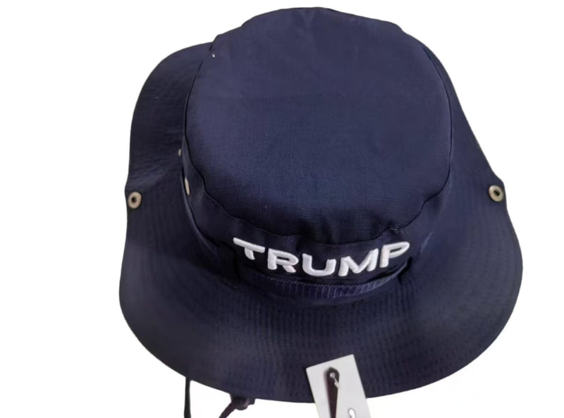 Trump 45 47 Golf Sun Hat Premium Embroidered Navy Blue Made to Order Ships Now in Time for Christmas