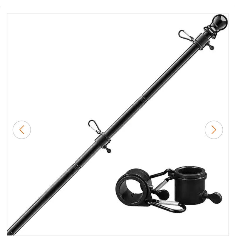 Black Friday Sale BlackOut Six Feet Spinner FlagPole Sale