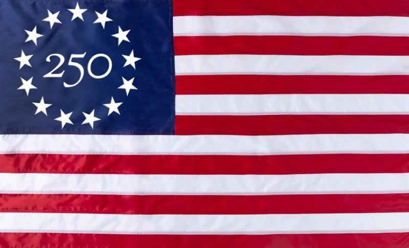 American 250th Birthday in 2026 Commemorative 13 Star Betsy Ross Special Custom Made Flags 3x5 Brass Grommets