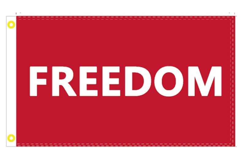 Freedom Red Flags for Charlie Kirk 3x5 Feet