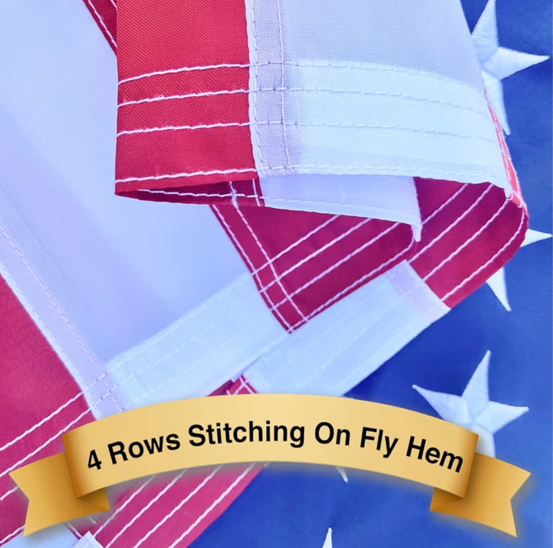 American Flag Black Friday Deal Special Stocking Stuffer Sale Event USA Nylon Embroidered Stars Sewn Stripes Brass Grommets