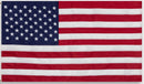 American Flags 8x12 Feet Reinforced USA Sewing Rope Thimbles 3 Grommets