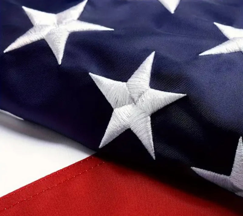 American Flags Black Friday Sale Special Deal No Limit 2x3 Feet Expertly Embroidered USA Flags 100% Cotton