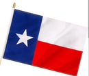 Texas 12"x18" Stick Flag ROUGH TEX® 100D 30" Wooden Stick