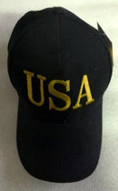 USA Black Gold USA Embroidered Trump Caps