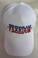 Freedom Red White Blue USA Embroidered Caps Charlie Kirk Tribute Hats