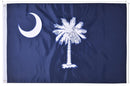 South Carolina 6'x10' Feet 2 Ply Spun 600D Polyester Embroidered State Flags Heavy Duty Brass Grommets