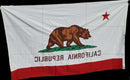 California Republic Official State Flags 100% Cotton Embroidered 5x8 Feet Real Brass Grommets