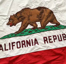 California Republic Official State Flags 100% Cotton Embroidered 5x8 Feet Real Brass Grommets