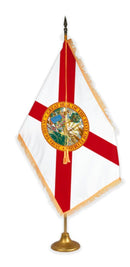 USA Government 9 Plus 1 Indoor Flag Sets American POW MIA All Service Branches Bases Spears Accessories Plus Your State Flag (10 total kits) "The 2026 American Indoor Flag Display Complete"