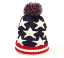 American Flag Stars & Stripes USA Themed Hats Winter Knit Caps