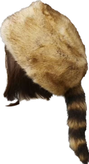 American Heritage Soft Brown Fur Coon Skinned Hats Davy Crockett Daniel Boone Hats Winter Warm Sale